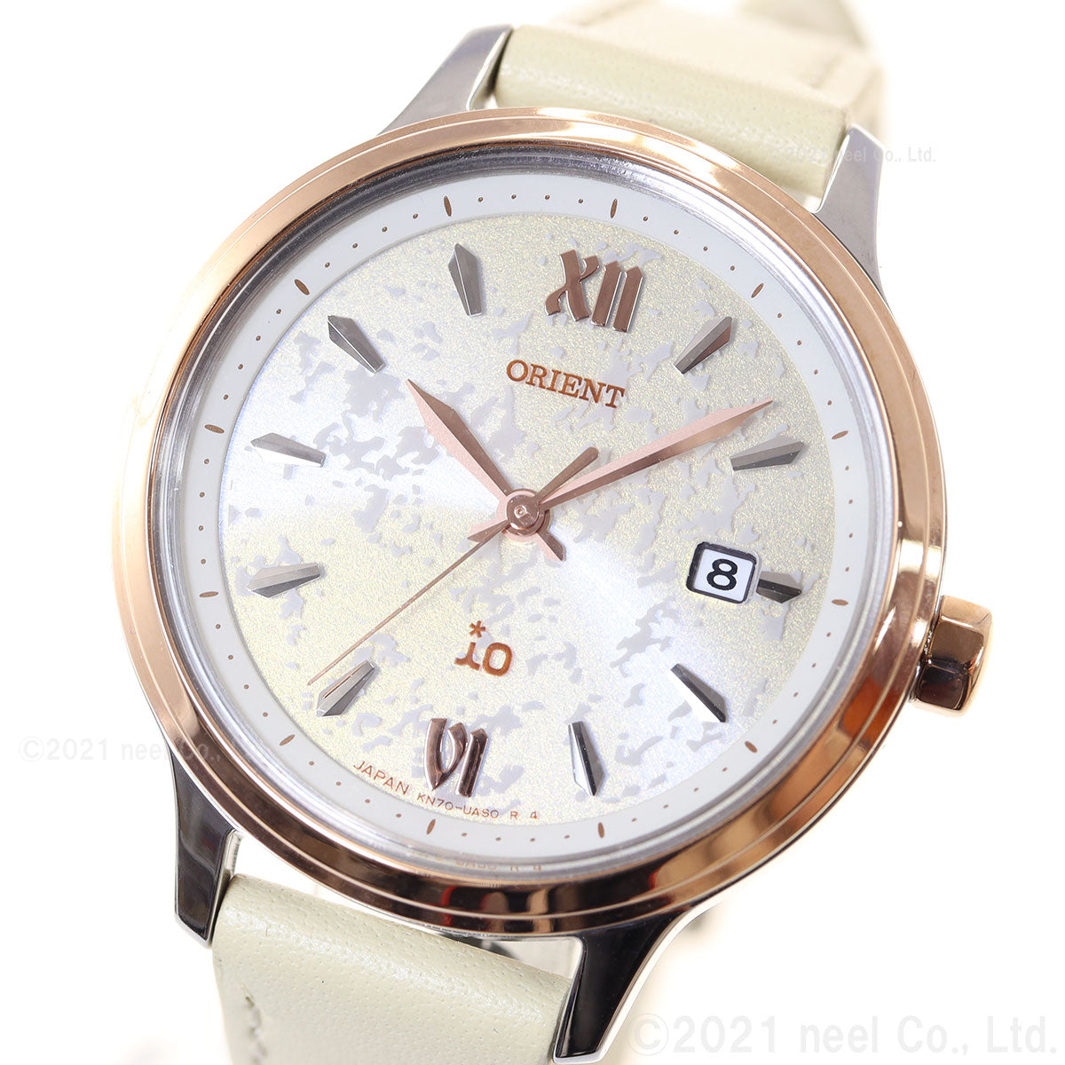 オリエント イオ ORIENT iO ソーラー 腕時計 レディース ナチュラル&プレーン NATURAL&PLAIN RN-WG0421S