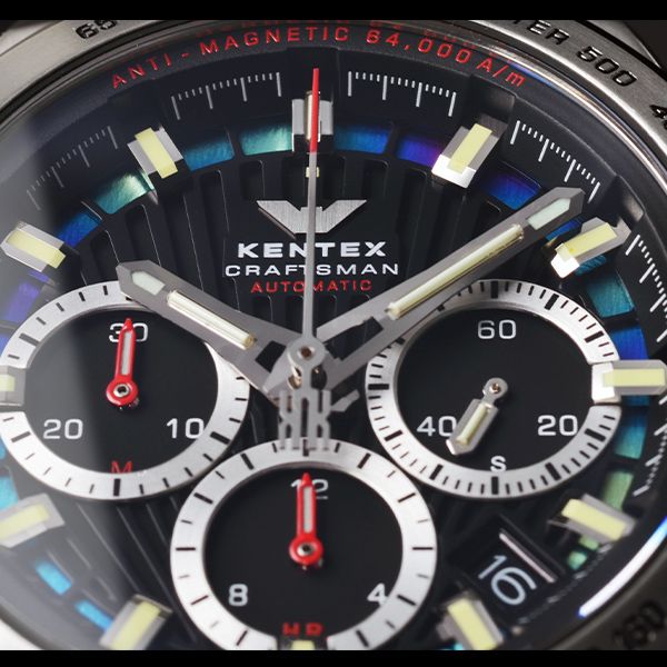【5月から値上げ！】ケンテックス KENTEX クラフツマン プレステージ ブルークロノ 限定モデル 日本製 S526X-7 腕時計 時計 メンズ 自動巻き クロノグラフ CRAFTSMAN PRESTIGE BLUE