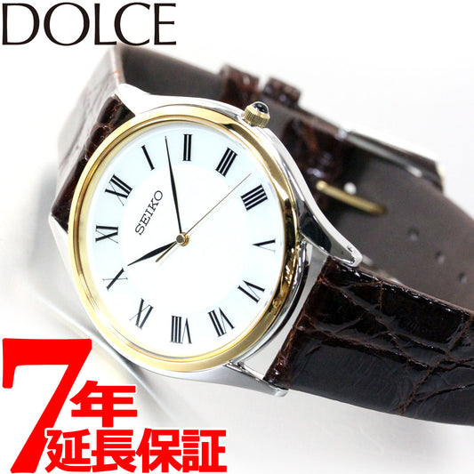 セイコー ドルチェ&エクセリーヌ 腕時計 薄型ペア SEIKO DOLCE&EXCELINE ホワイト SACM152【正規品】【送料無料】
