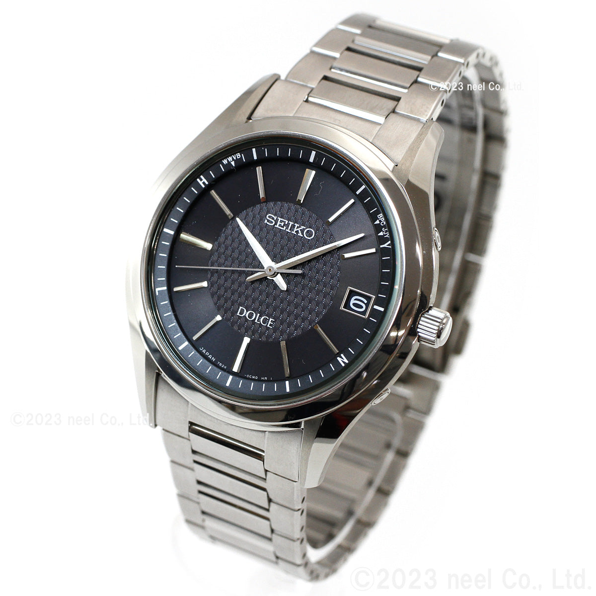 セイコー ドルチェ&エクセリーヌ SADZ187 腕時計 メンズ 電波 ソーラー SEIKO DOLCE&EXCELINE ペア ブラック