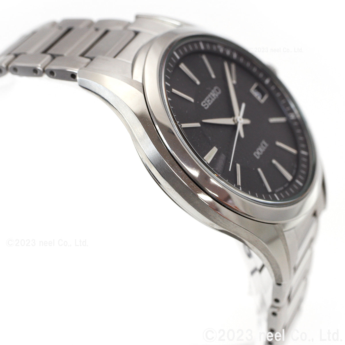 セイコー ドルチェ&エクセリーヌ SADZ187 腕時計 メンズ 電波 ソーラー SEIKO DOLCE&EXCELINE ペア ブラック