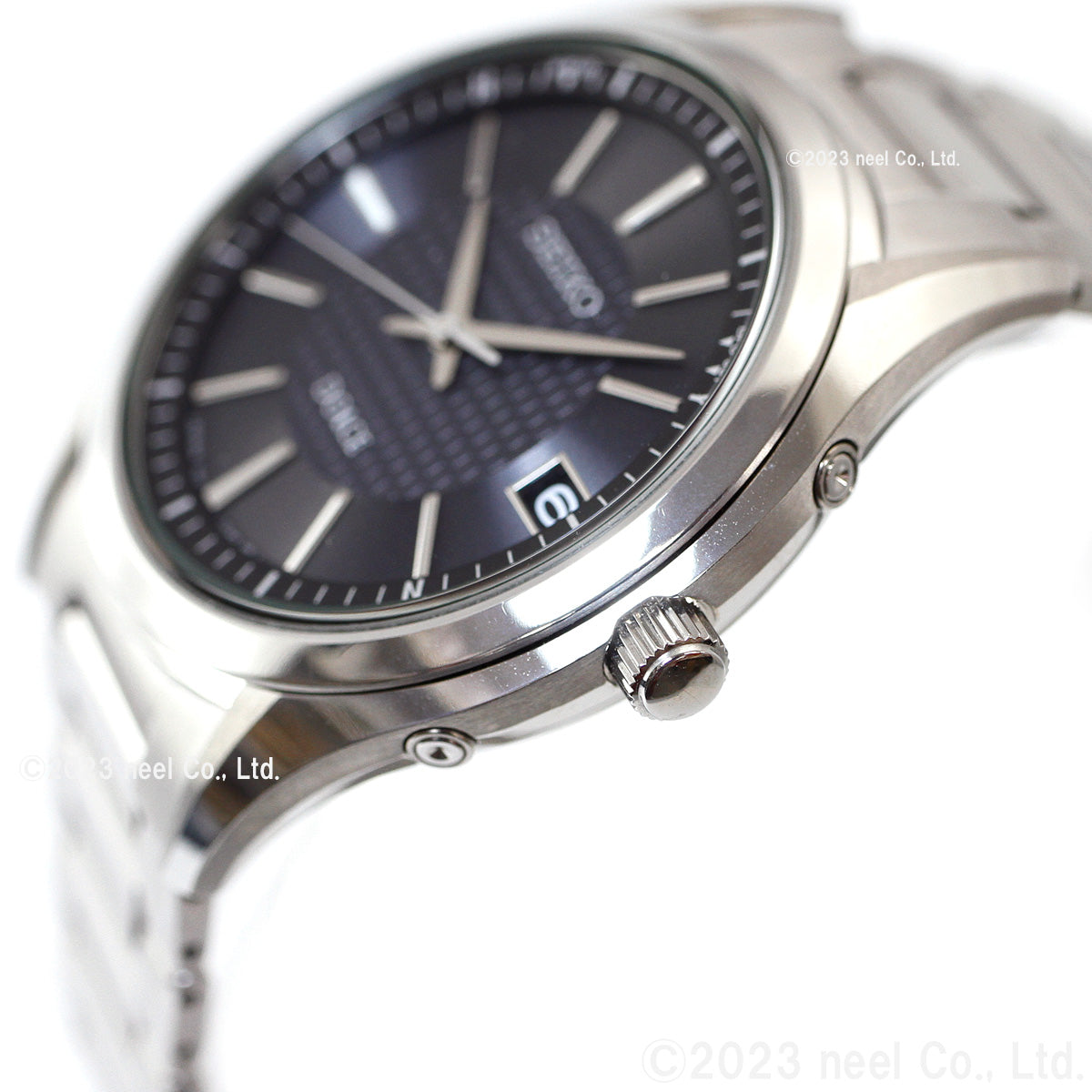 セイコー ドルチェ&エクセリーヌ SADZ187 腕時計 メンズ 電波 ソーラー SEIKO DOLCE&EXCELINE ペア ブラック