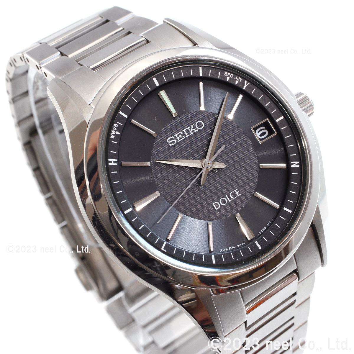 セイコー ドルチェ&エクセリーヌ SADZ187 腕時計 メンズ 電波 ソーラー SEIKO DOLCE&EXCELINE ペア ブラック