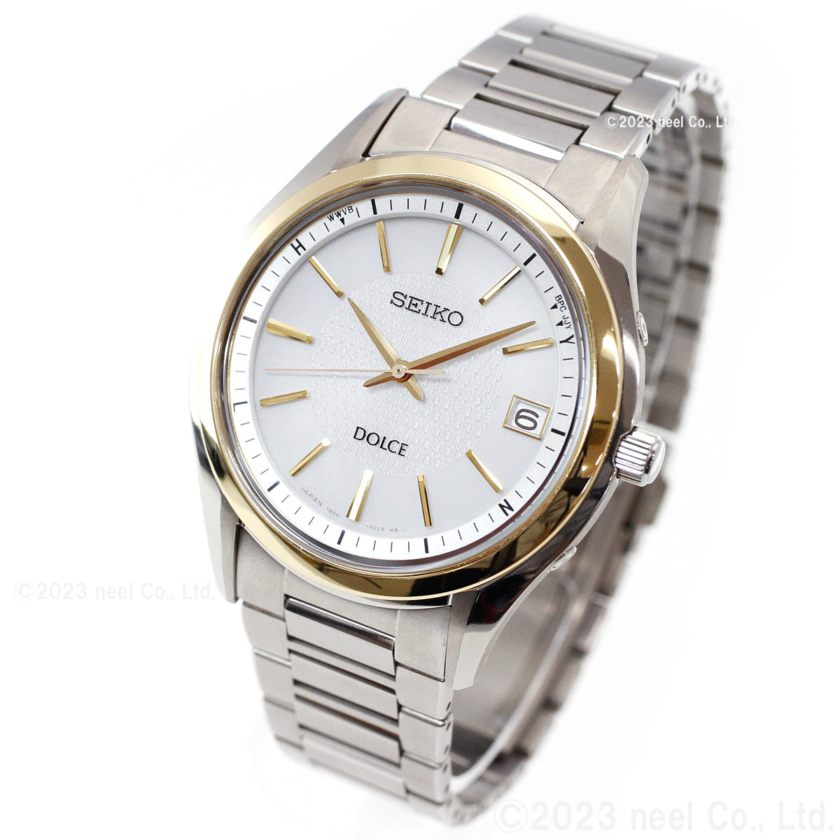 セイコー ドルチェ&エクセリーヌ SADZ188 腕時計 メンズ 電波 ソーラー SEIKO DOLCE&EXCELINE ペア ホワイト