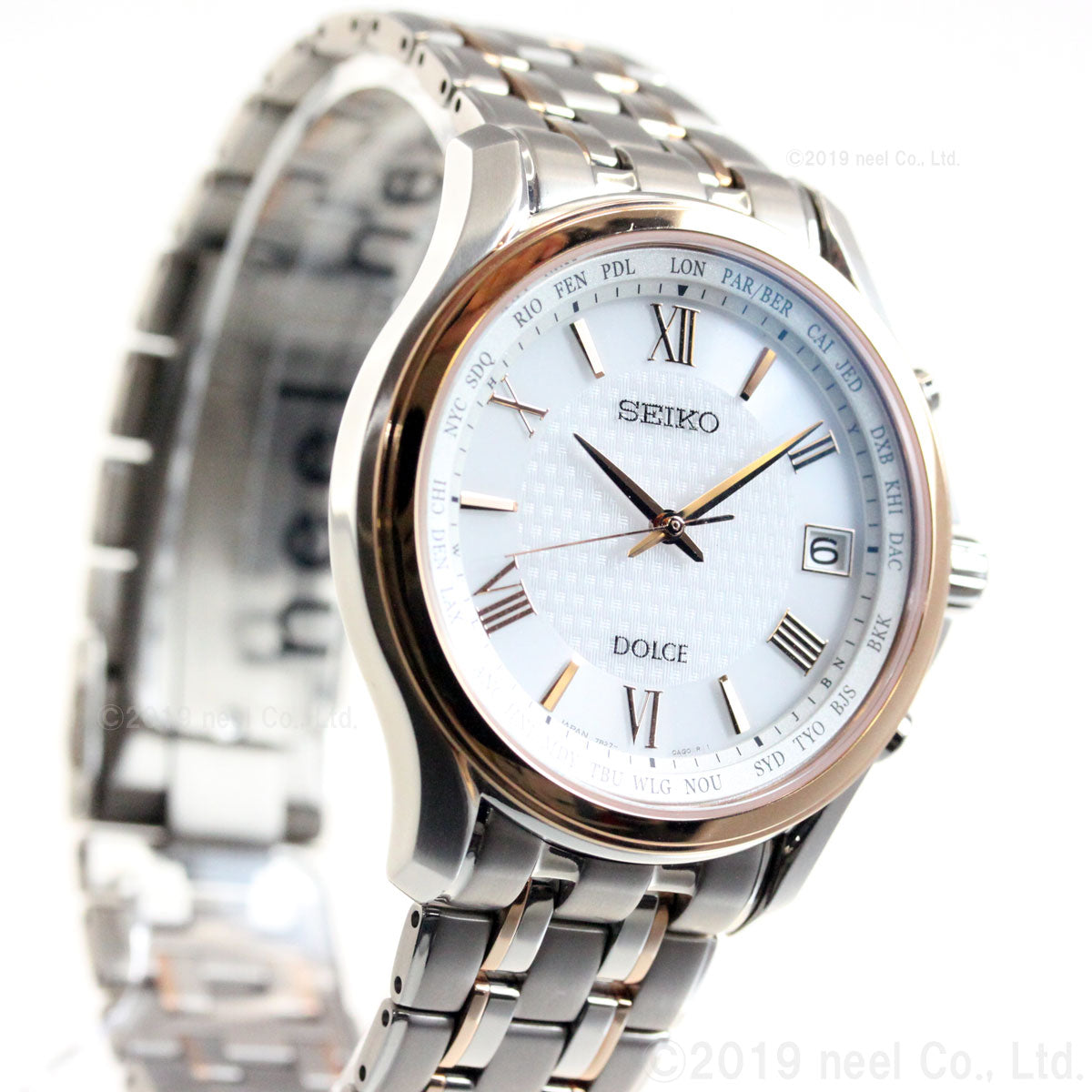 セイコー ドルチェ SEIKO DOLCE 電波 ソーラー 電波時計 腕時計 メンズ ペアウォッチ SADZ202