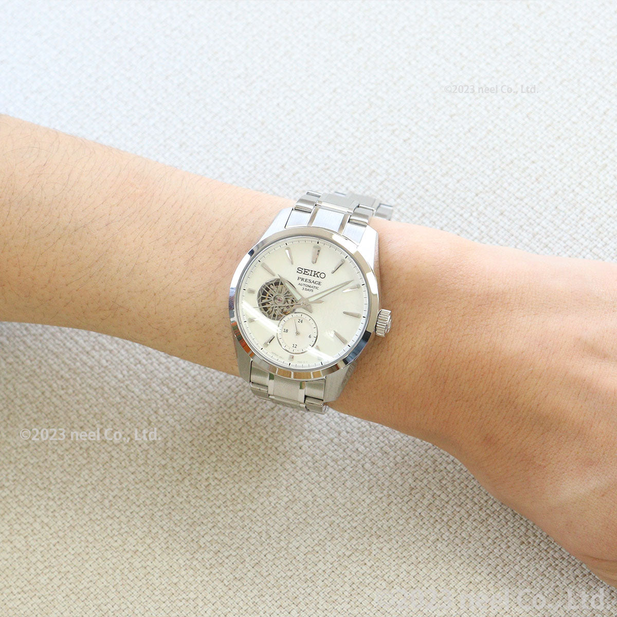 セイコー プレザージュ SEIKO PRESAGE 自動巻き コアショップ専用 流通限定 腕時計 メンズ プレステージライン SARJ001 Sharp Edged Series オープンハート