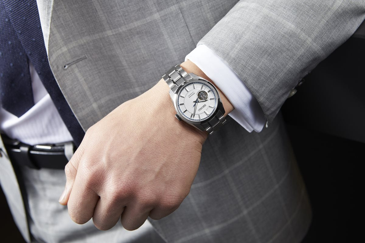 セイコー プレザージュ SEIKO PRESAGE SARX097 自動巻 メカニカル コアショップ専用 流通限定 腕時計 メンズ プレステージライン オープンハート Sharp Edged