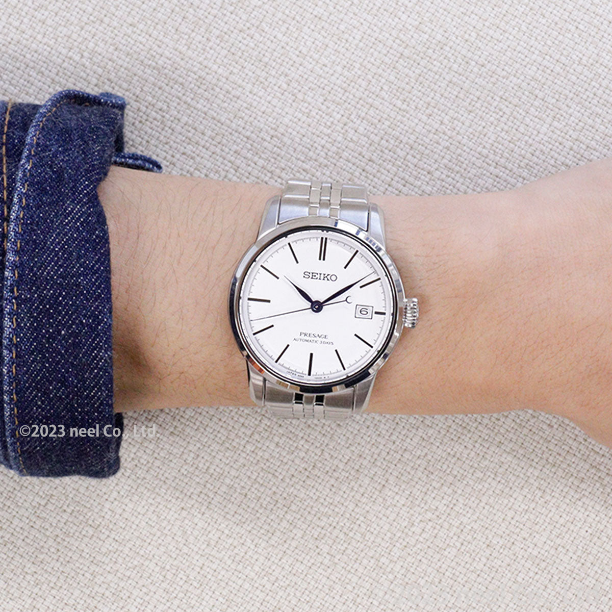 セイコー プレザージュ SEIKO PRESAGE コアショップ専用 流通限定モデル 腕時計 メンズ クラフツマンシップシリーズ 琺瑯ダイヤル SARX105