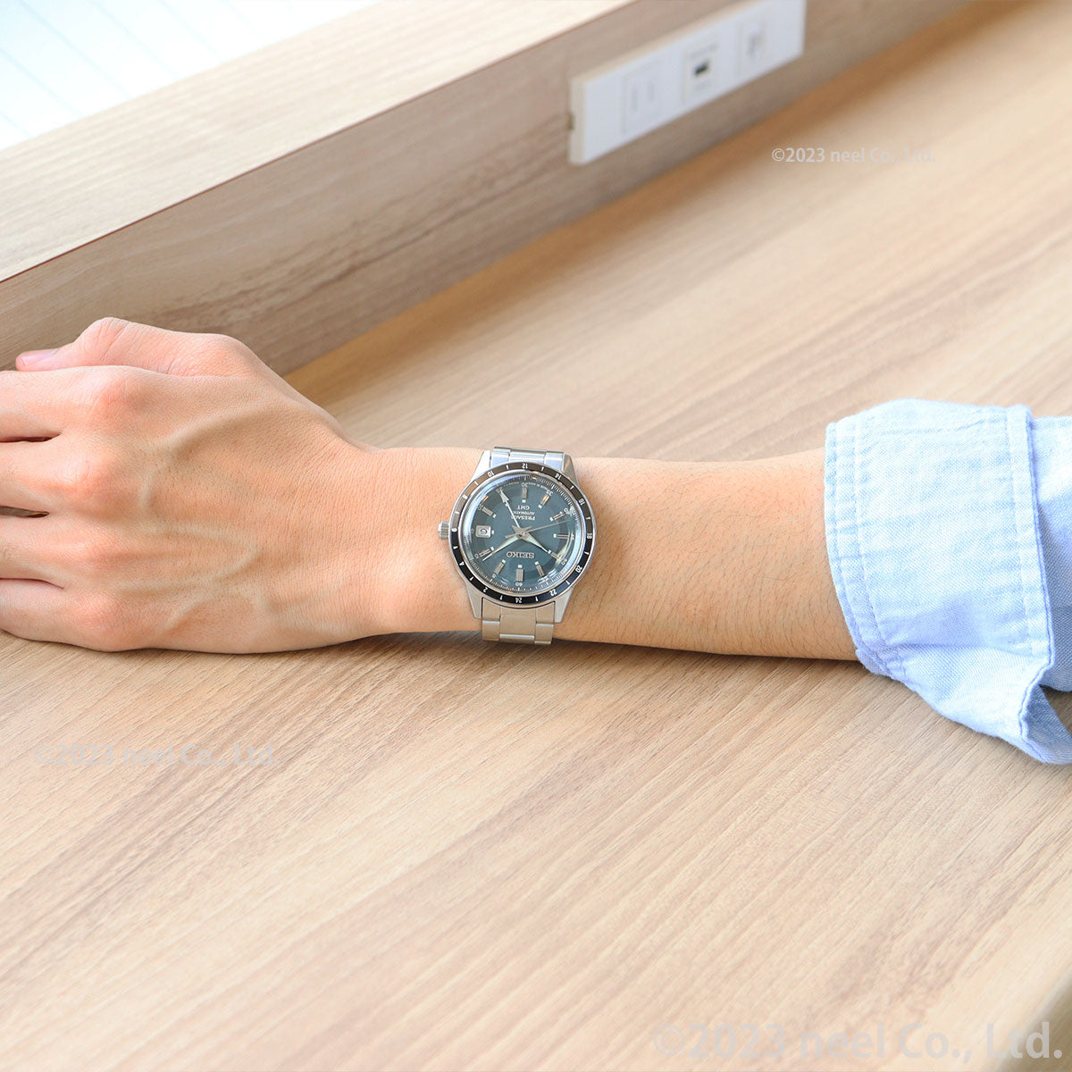 セイコー プレザージュ SEIKO PRESAGE 自動巻き メカニカル 腕時計 メンズ ベーシックライン SARY229 Style60's GMTモデル Journey on the road
