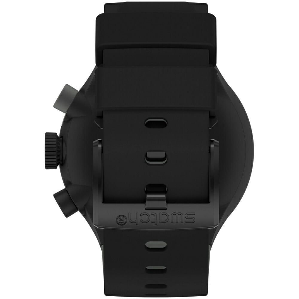 swatch スウォッチ 腕時計 メンズ レディース オリジナルズ ビックボールド クロノ チェックポイント・ブラック Originals Big Bold Chrono CHECKPOINT BLACK SB02B400