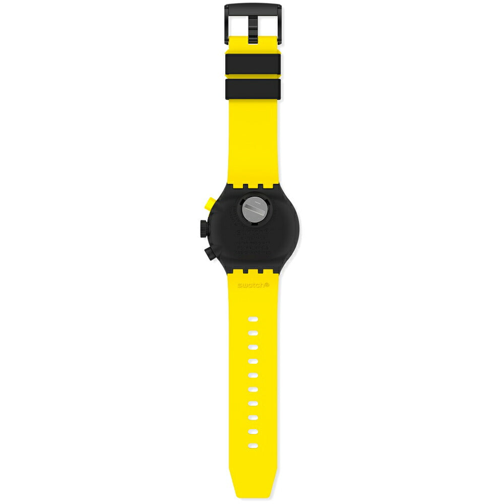 swatch スウォッチ 腕時計 メンズ レディース オリジナルズ ビックボールド クロノ チェックポイント・イエロー Originals Big Bold Chrono CHECKPOINT YELLOW SB02B403
