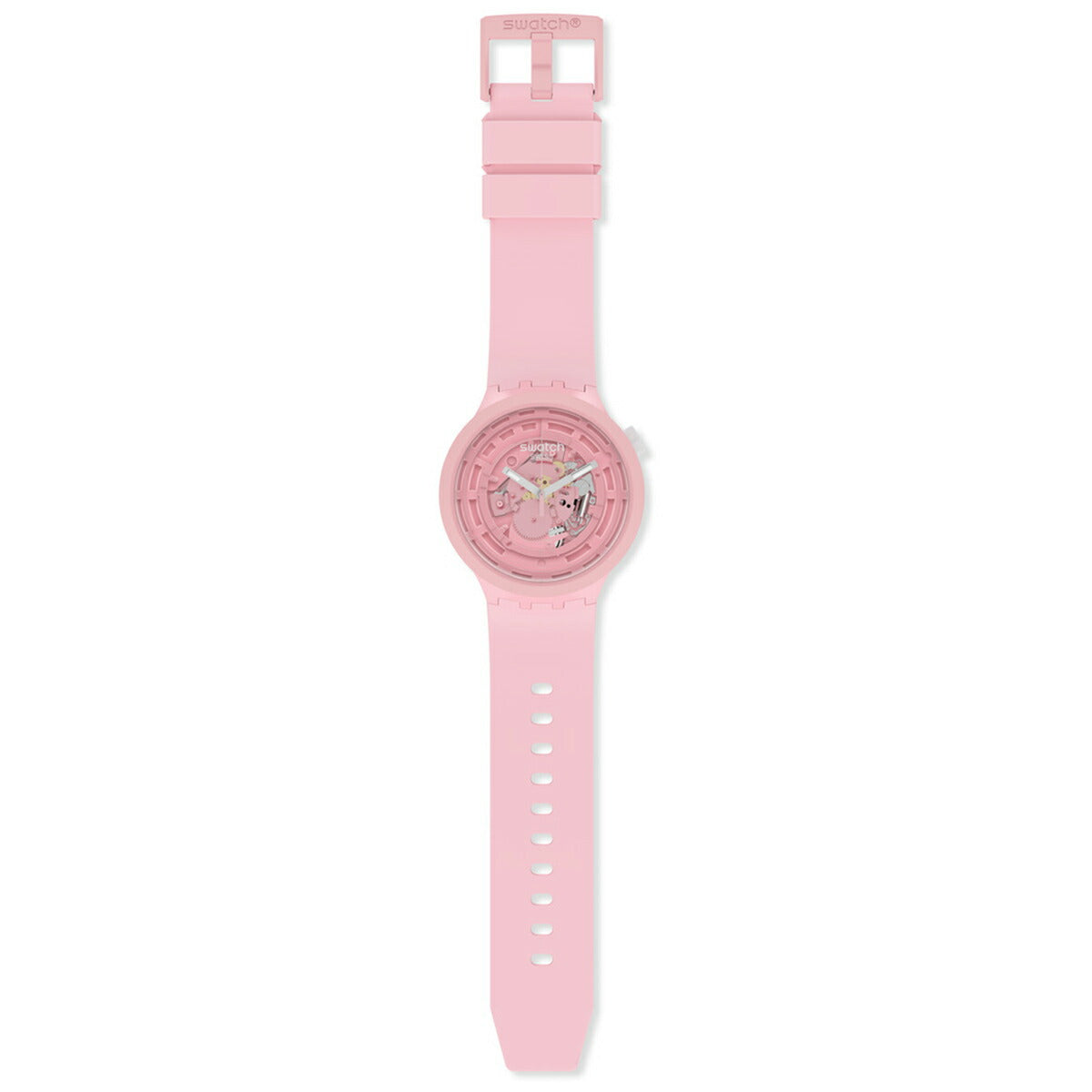 swatch スウォッチ 腕時計 メンズ レディース オリジナルズ ビッグボールド バイオセラミック C-PINK BIG BOLD BIOCERAMIC SB03P100