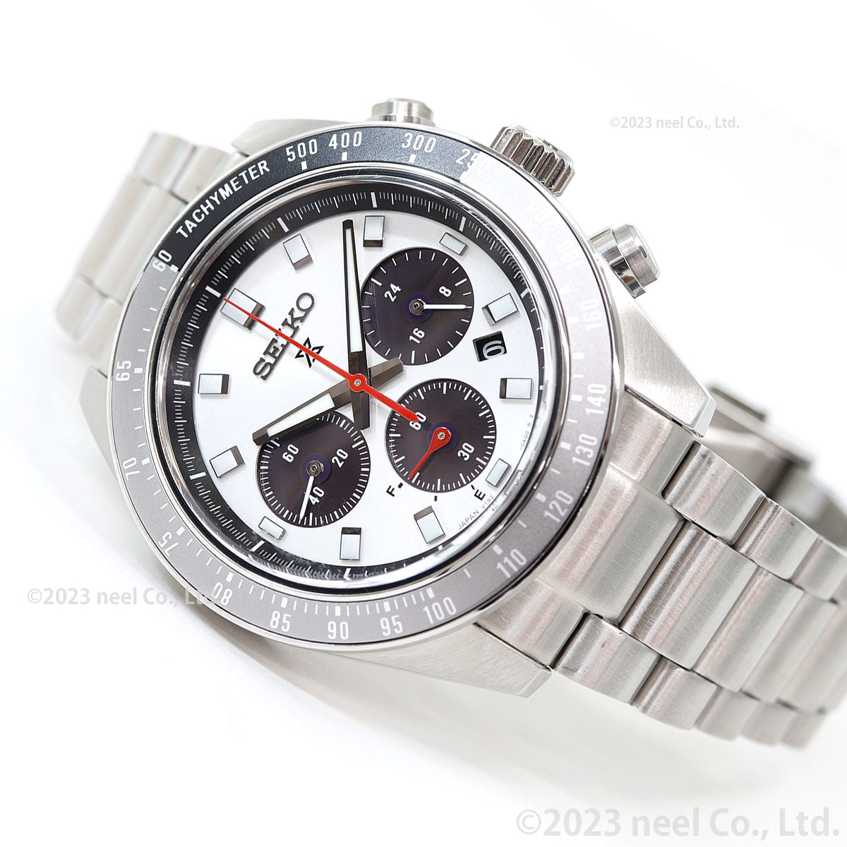 セイコー プロスペックス SBDL095 SPEEDTIMER スピードタイマー ソーラー クロノグラフ メンズ 腕時計 パンダ 日本製 SEIKO PROSPEX