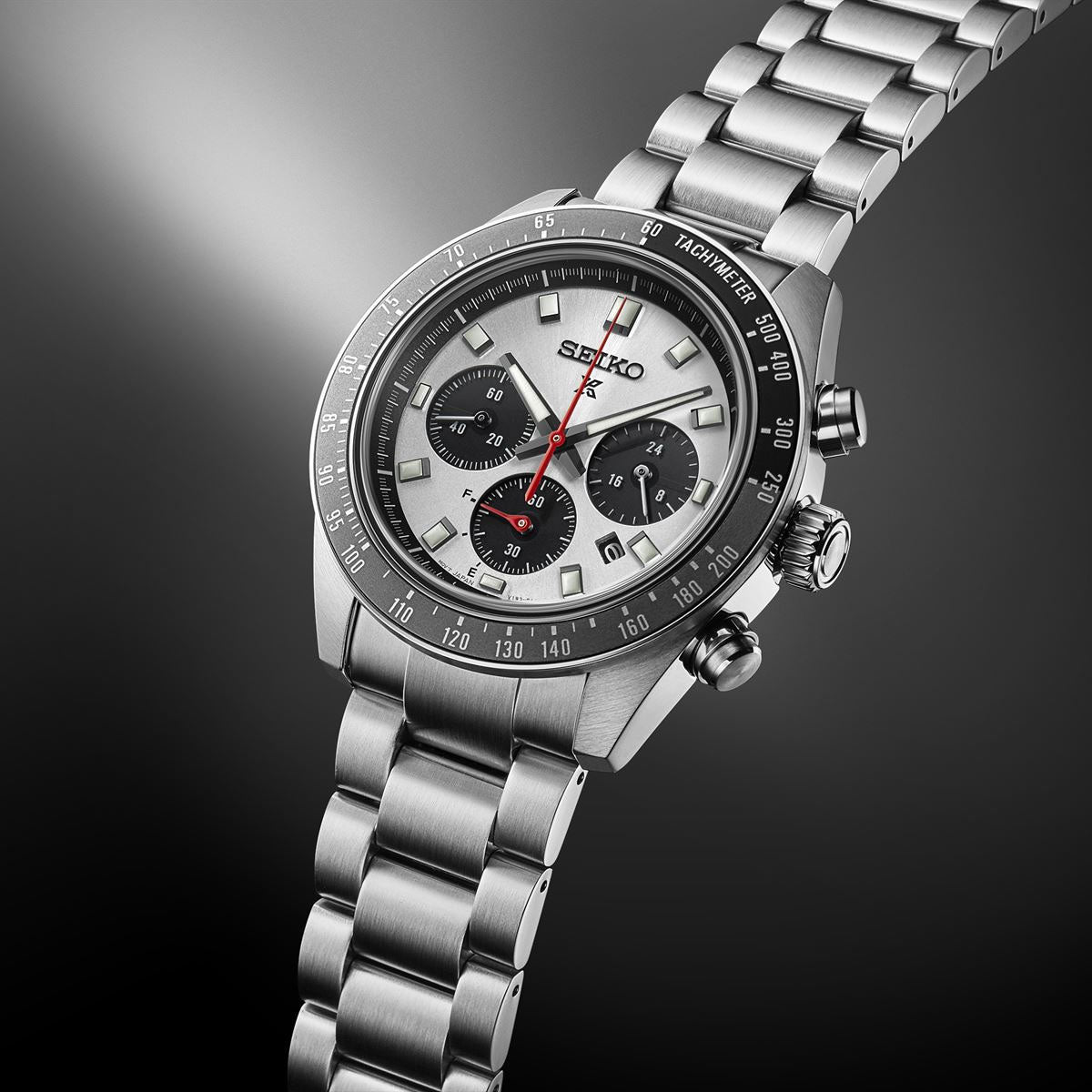 セイコー プロスペックス SBDL095 SPEEDTIMER スピードタイマー ソーラー クロノグラフ メンズ 腕時計 パンダ 日本製 SEIKO PROSPEX