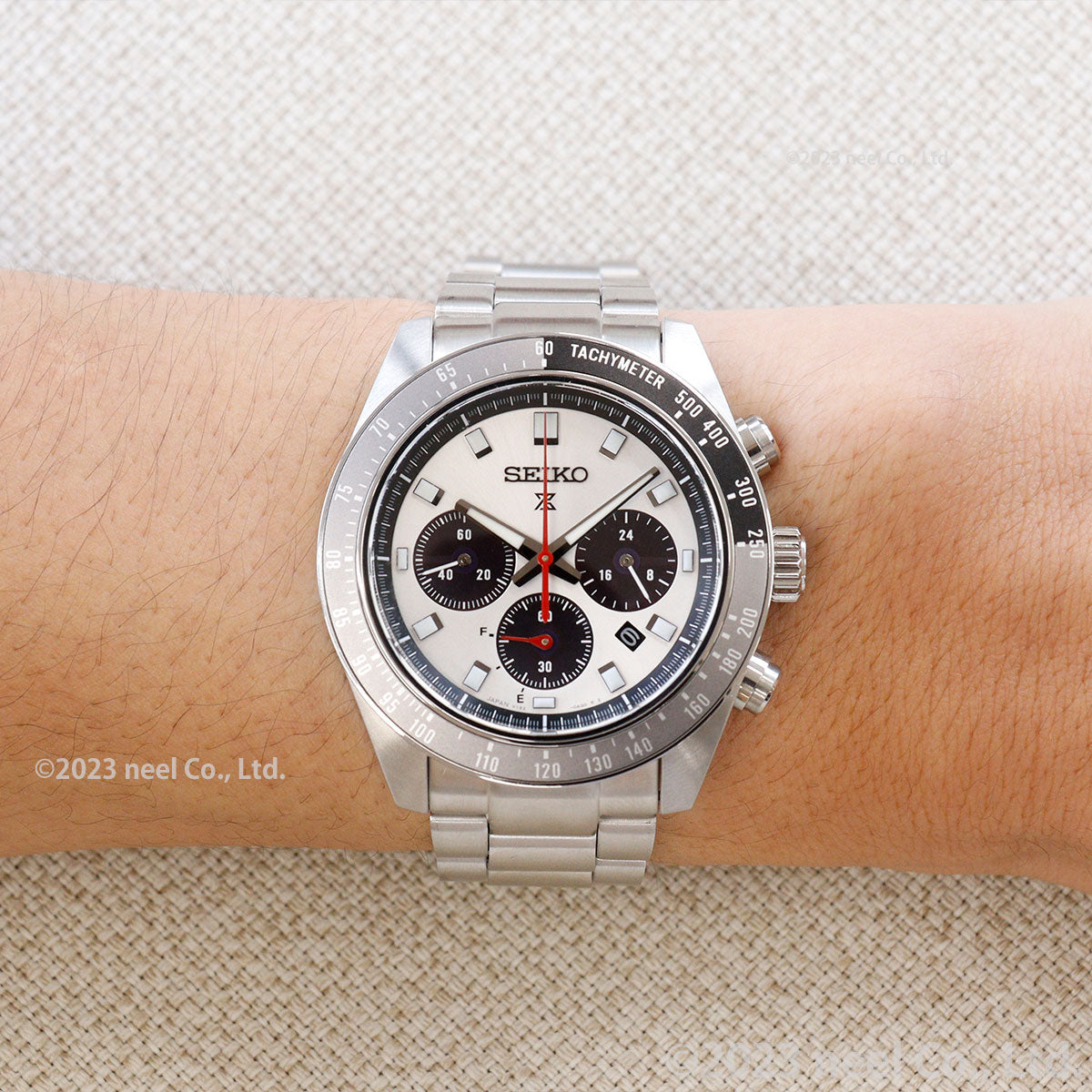 セイコー プロスペックス SBDL095 SPEEDTIMER スピードタイマー ソーラー クロノグラフ メンズ 腕時計 パンダ 日本製 SEIKO PROSPEX
