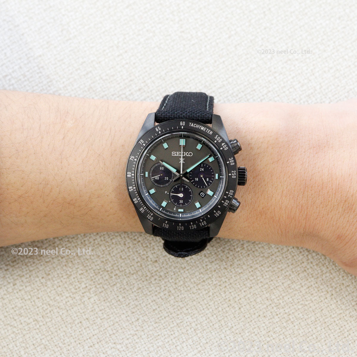 セイコー プロスペックス SBDL105 スピードタイマー ソーラークロノグラフ 腕時計 メンズ SEIKO PROSPEX SPEEDTIMER The Black Series Night Vision【2024 新作】