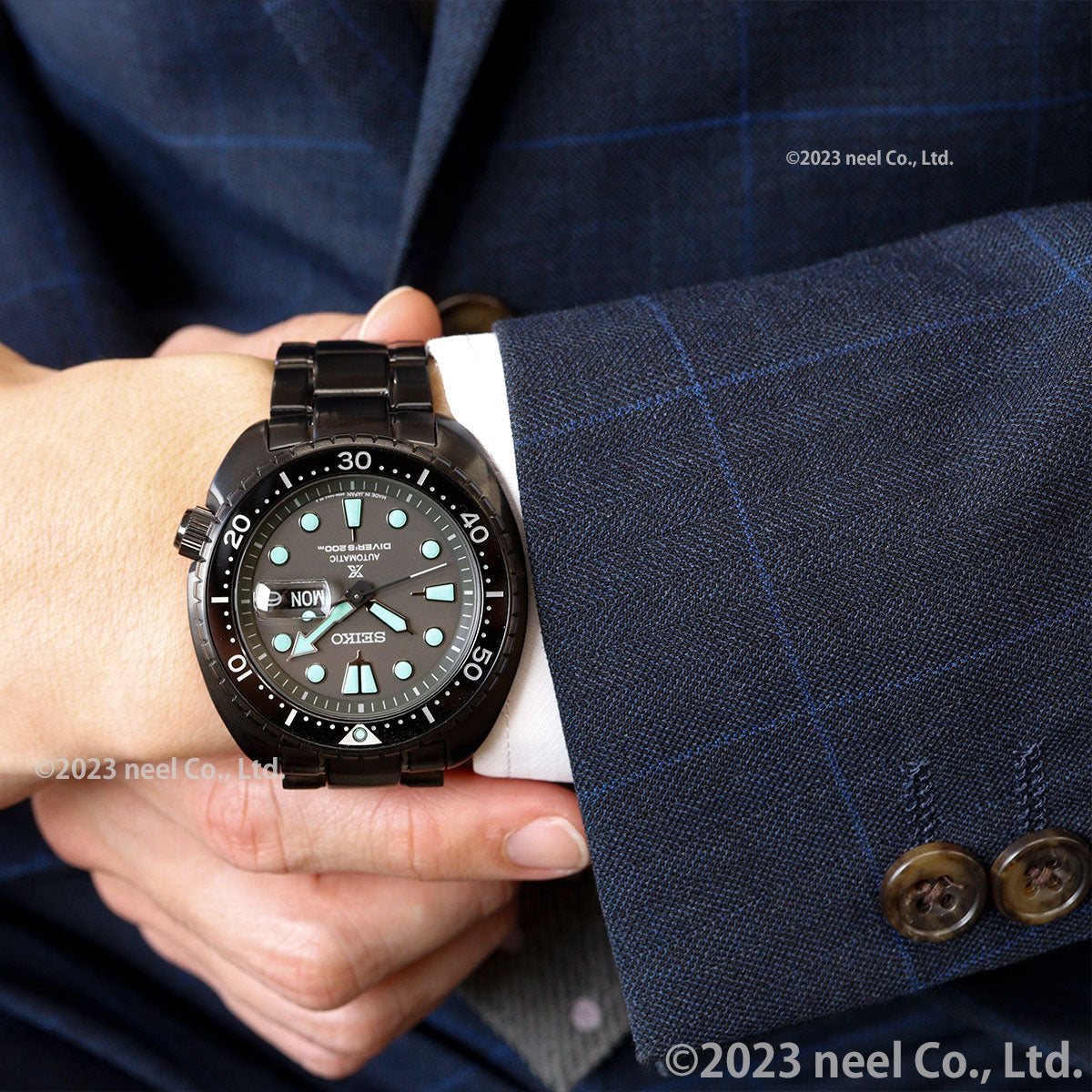 セイコー プロスペックス SEIKO PROSPEX ダイバースキューバ メカニカル 自動巻き 腕時計 メンズ SBDY127 The Black Series Night Vision【2024 新作】
