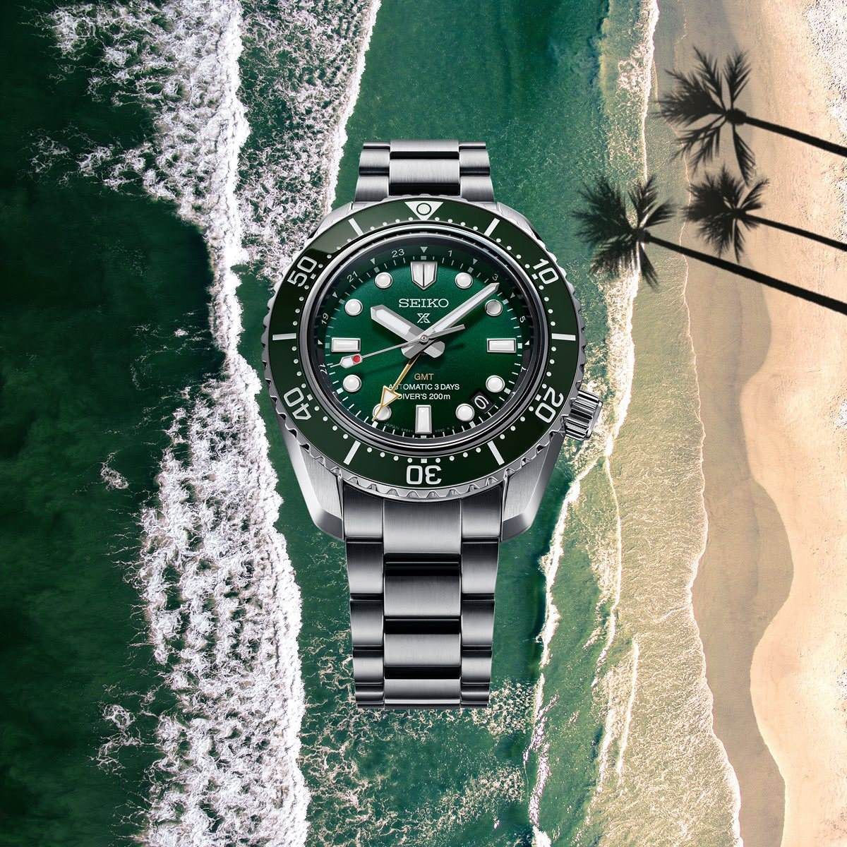 セイコー プロスペックス SEIKO PROSPEX SBEJ009 ダイバーズ 自動巻 GMT コアショップ専用 流通限定 腕時計 グリーンダイヤル