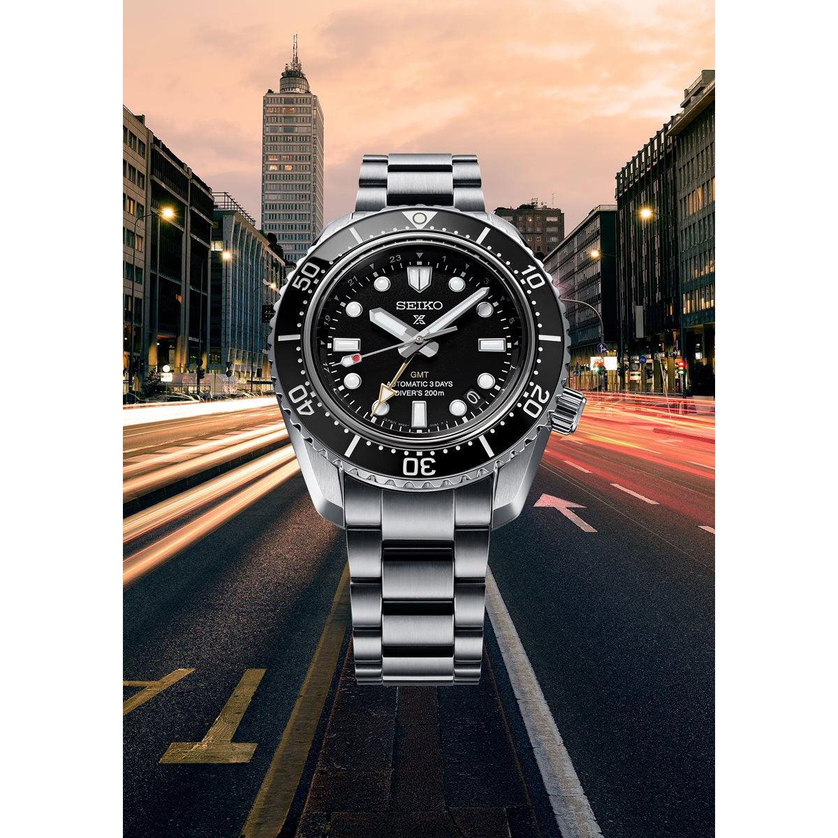 セイコー プロスペックス SEIKO PROSPEX SBEJ011 ダイバーズ メカニカル 自動巻 GMT コアショップ専用 流通限定 腕時計 ブラックダイヤル