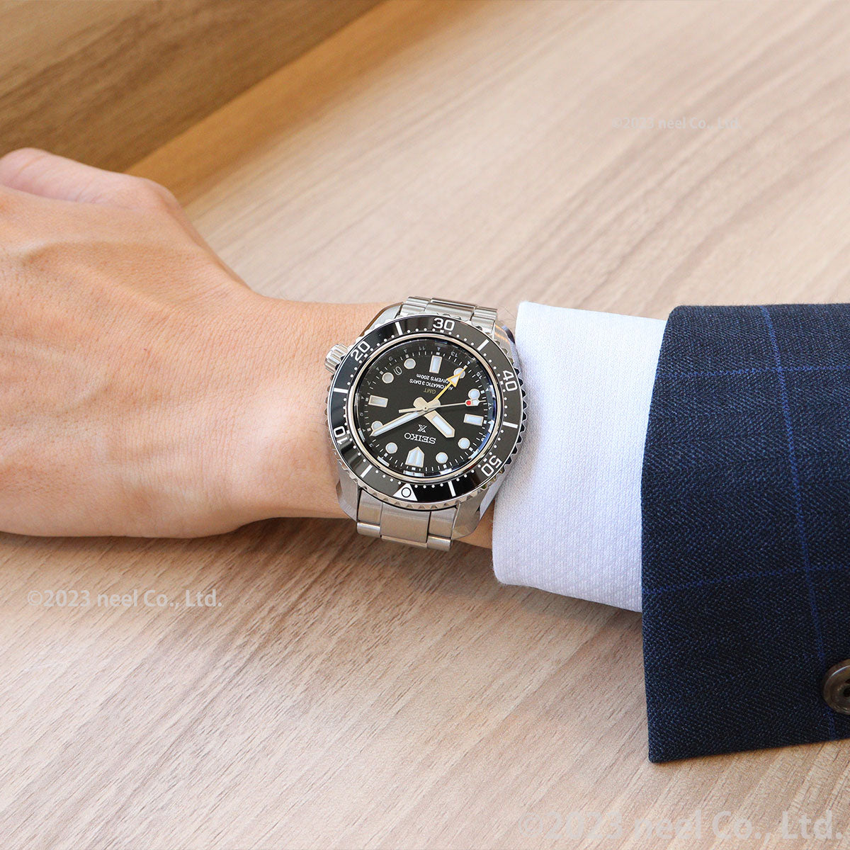 セイコー プロスペックス SEIKO PROSPEX SBEJ011 ダイバーズ メカニカル 自動巻 GMT コアショップ専用 流通限定 腕時計 ブラックダイヤル