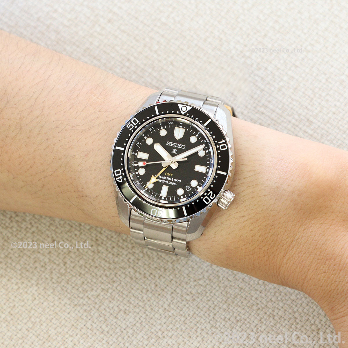 セイコー プロスペックス SEIKO PROSPEX SBEJ011 ダイバーズ メカニカル 自動巻 GMT コアショップ専用 流通限定 腕時計 ブラックダイヤル