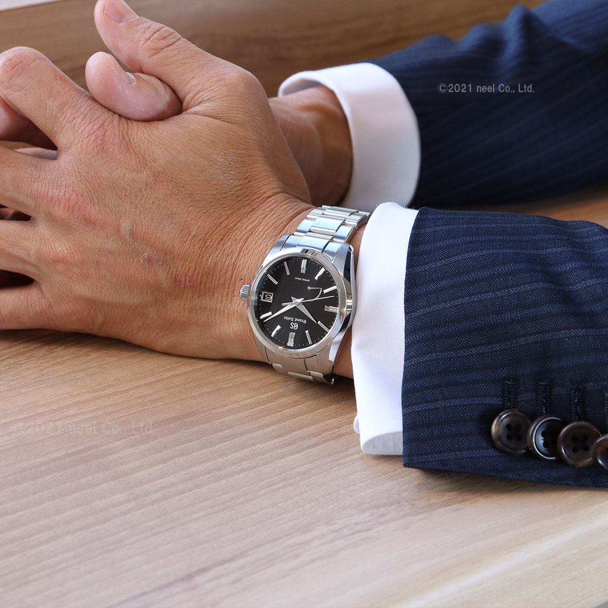 グランドセイコー Grand Seiko SBGA467 ヘリテージコレクション 自動巻 スプリングドライブ 9R65 メンズ 腕時計 日本製 時計 ブラック【60回分割手数料無料!】