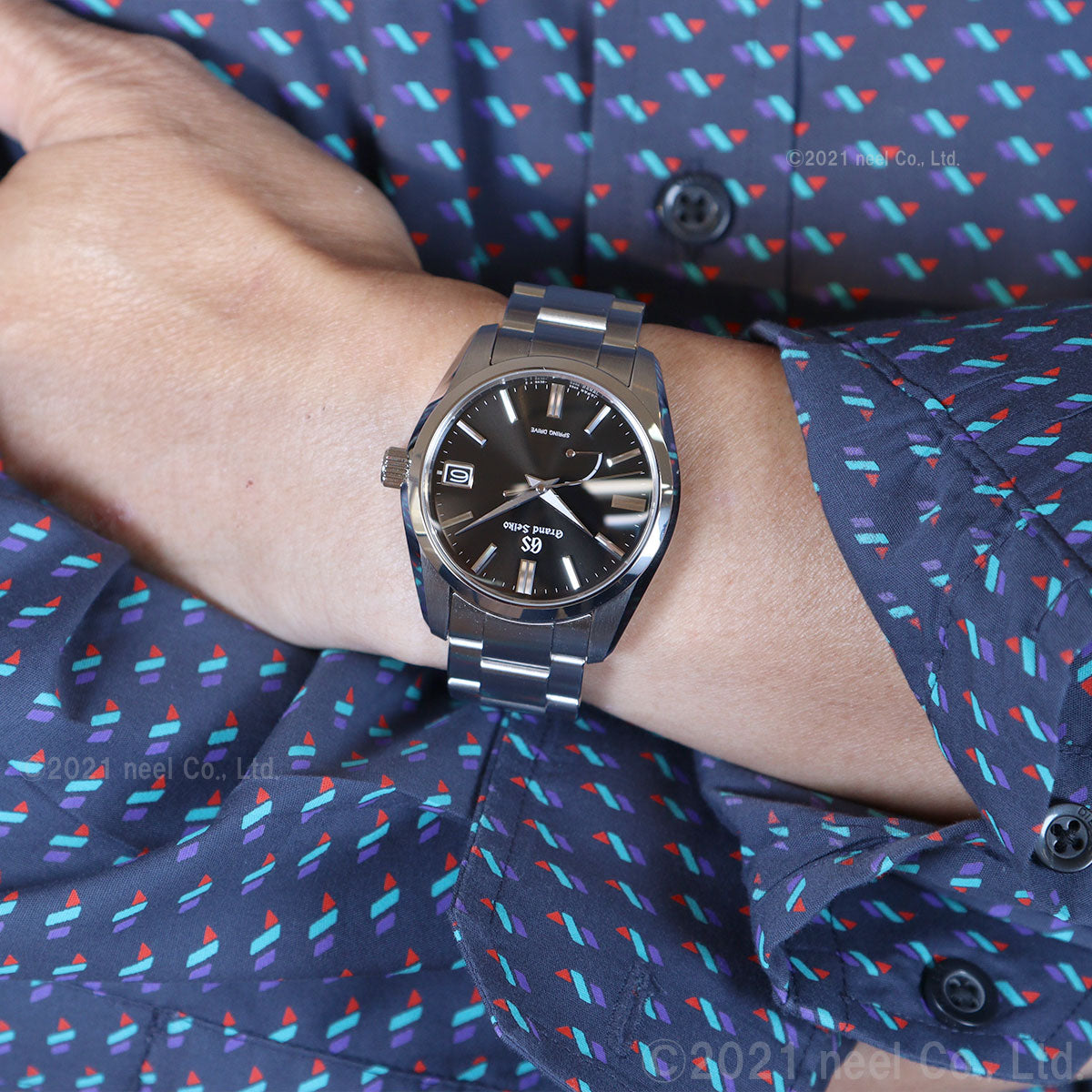 グランドセイコー Grand Seiko SBGA467 ヘリテージコレクション 自動巻 スプリングドライブ 9R65 メンズ 腕時計 日本製 時計 ブラック【60回分割手数料無料!】