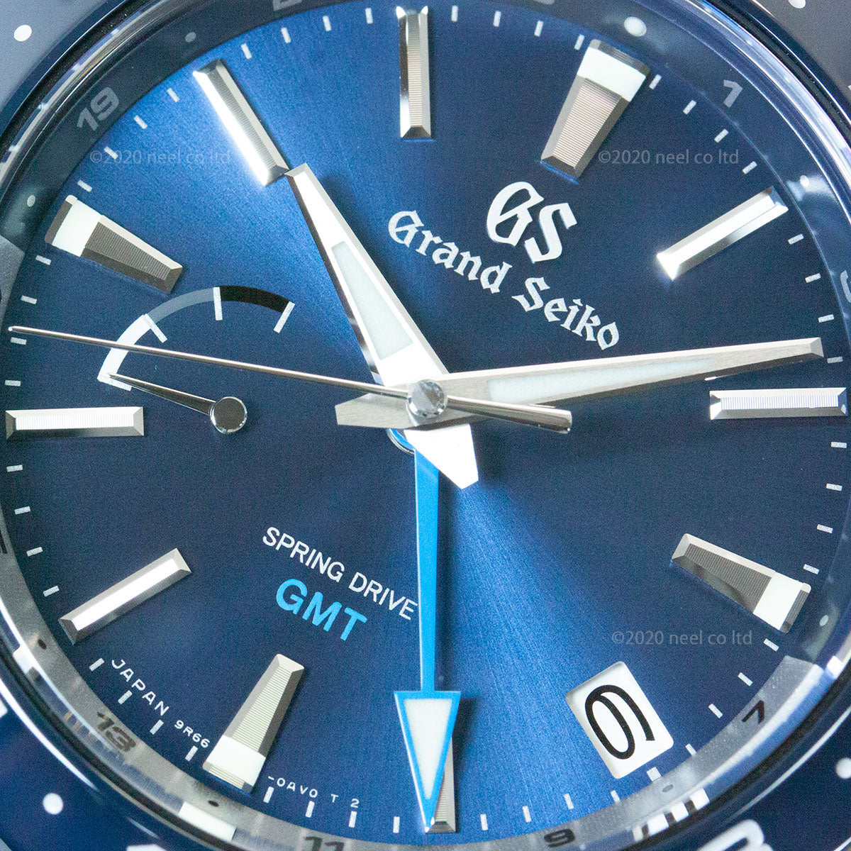 グランドセイコー SBGE255 スプリングドライブ GMT メンズ 腕時計 GRAND SEIKO ブルー【正規品】【60回分割手数料無料!】