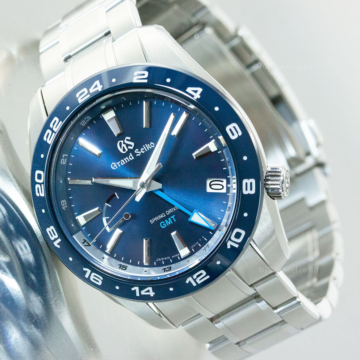 グランドセイコー SBGE255 スプリングドライブ GMT メンズ 腕時計 GRAND SEIKO ブルー【正規品】【60回分割手数料無料!】