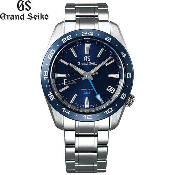グランドセイコー SBGE255 スプリングドライブ GMT メンズ 腕時計 GRAND SEIKO ブルー【正規品】【60回分割手数料無料!】