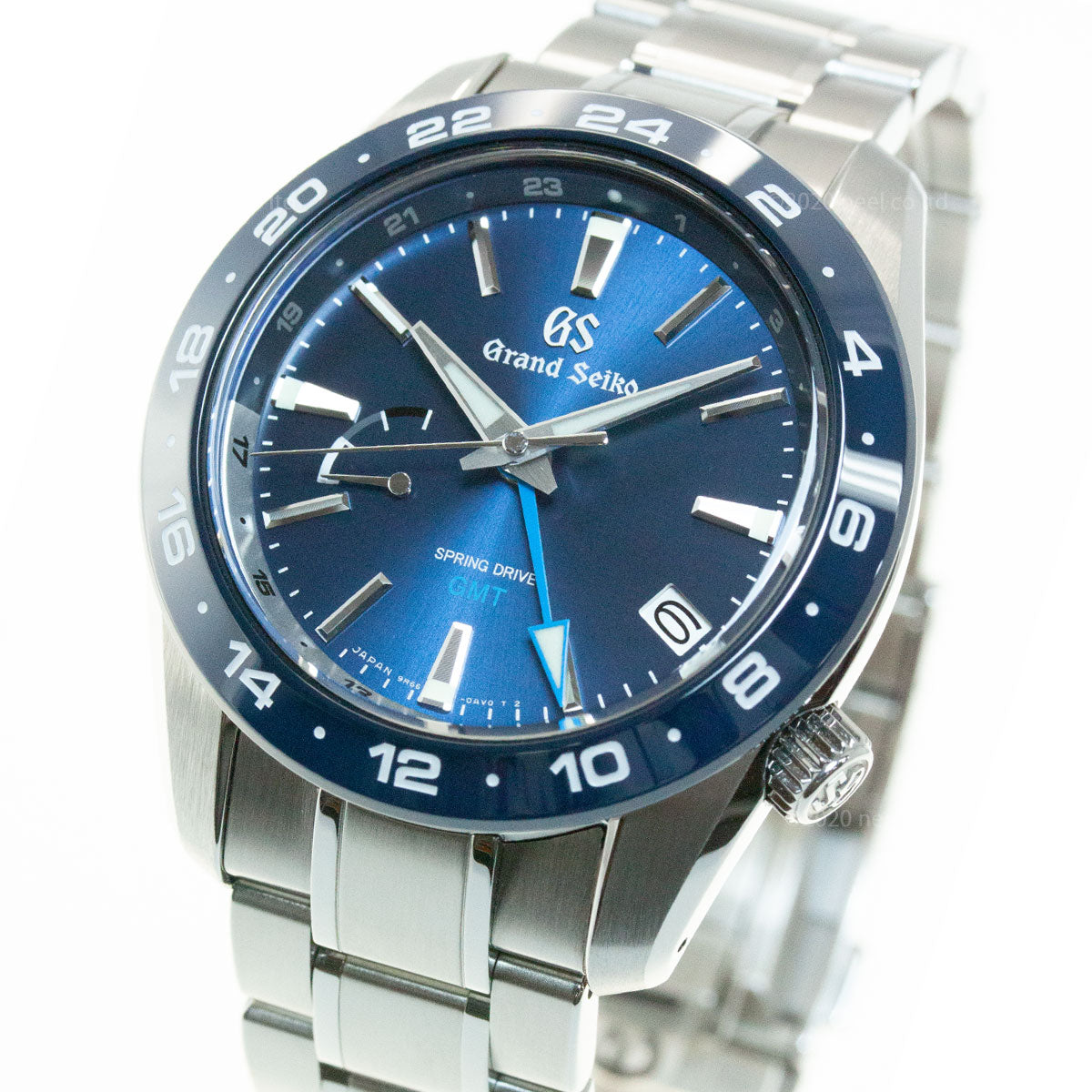 グランドセイコー SBGE255 スプリングドライブ GMT メンズ 腕時計 GRAND SEIKO ブルー【正規品】【60回分割手数料無料!】