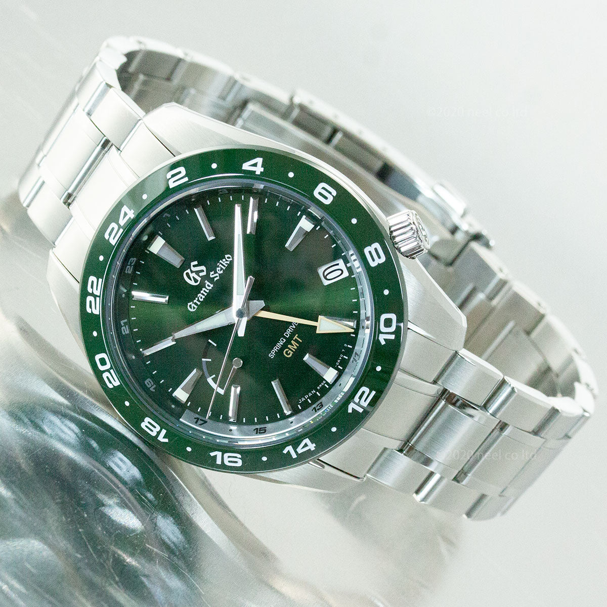 グランドセイコー SBGE257 スプリングドライブ GMT メンズ 腕時計 GRAND SEIKO グリーン【正規品】【60回分割手数料無料!】
