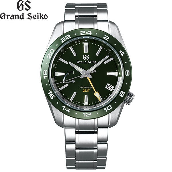 グランドセイコー SBGE257 スプリングドライブ GMT メンズ 腕時計 GRAND SEIKO グリーン【正規品】【60回分割手数料無料!】
