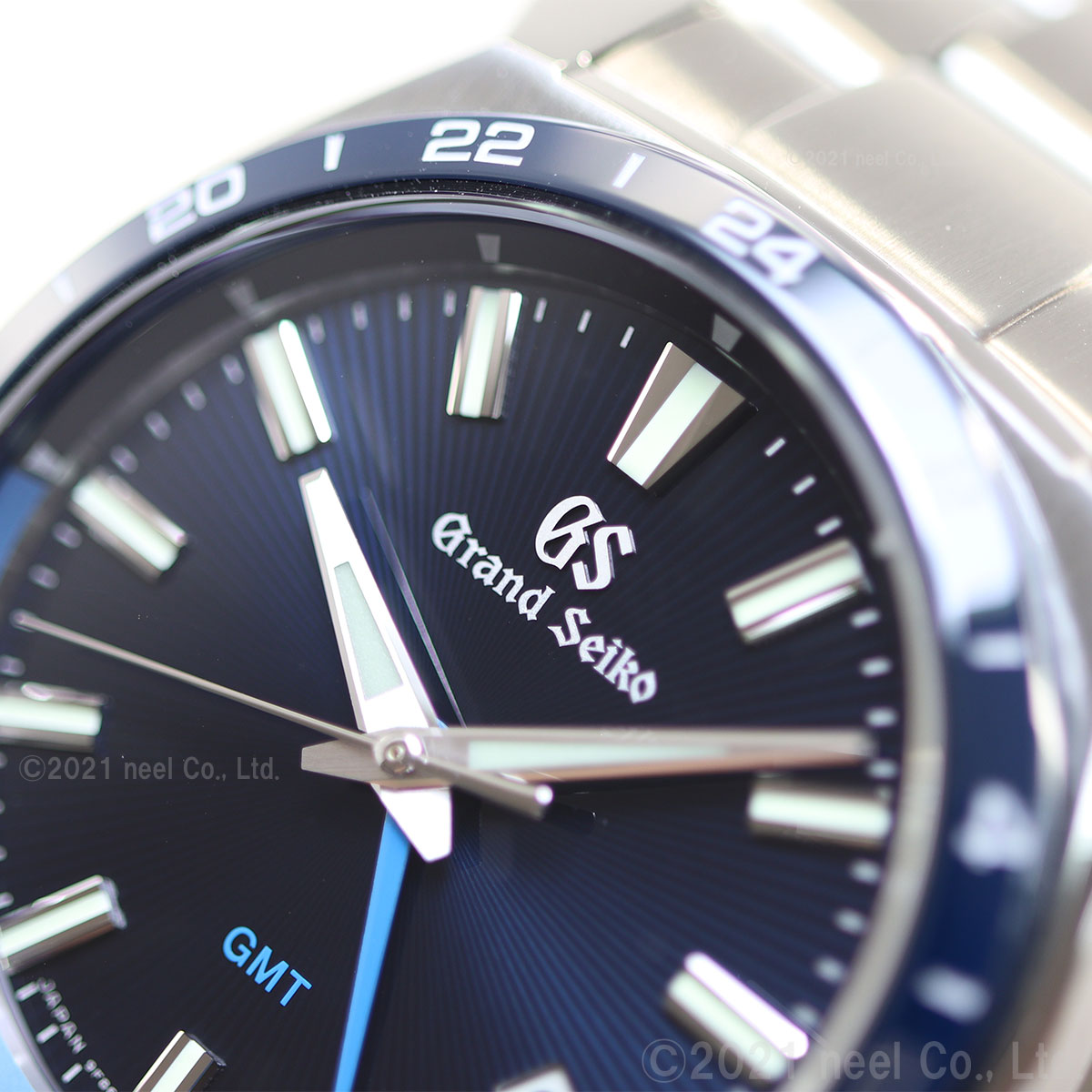 グランドセイコー 9F クオーツ GMT SBGN021 メンズ 腕時計 強化耐磁 ブルー GRAND SEIKO 9F86【60回分割手数料無料!】