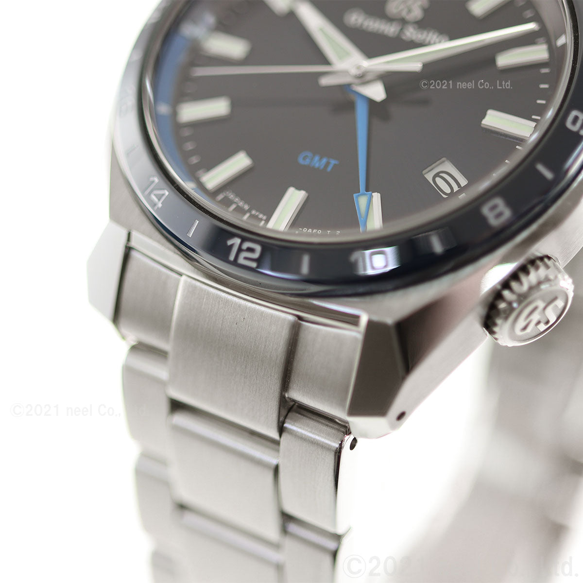 グランドセイコー 9F クオーツ GMT SBGN021 メンズ 腕時計 強化耐磁 ブルー GRAND SEIKO 9F86【60回分割手数料無料!】