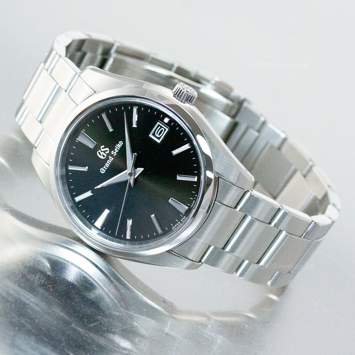 【36回分割手数料無料!】グランドセイコー SBGP011 年差クオーツ ブラック 40mm GRAND SEIKO セイコー【正規品】