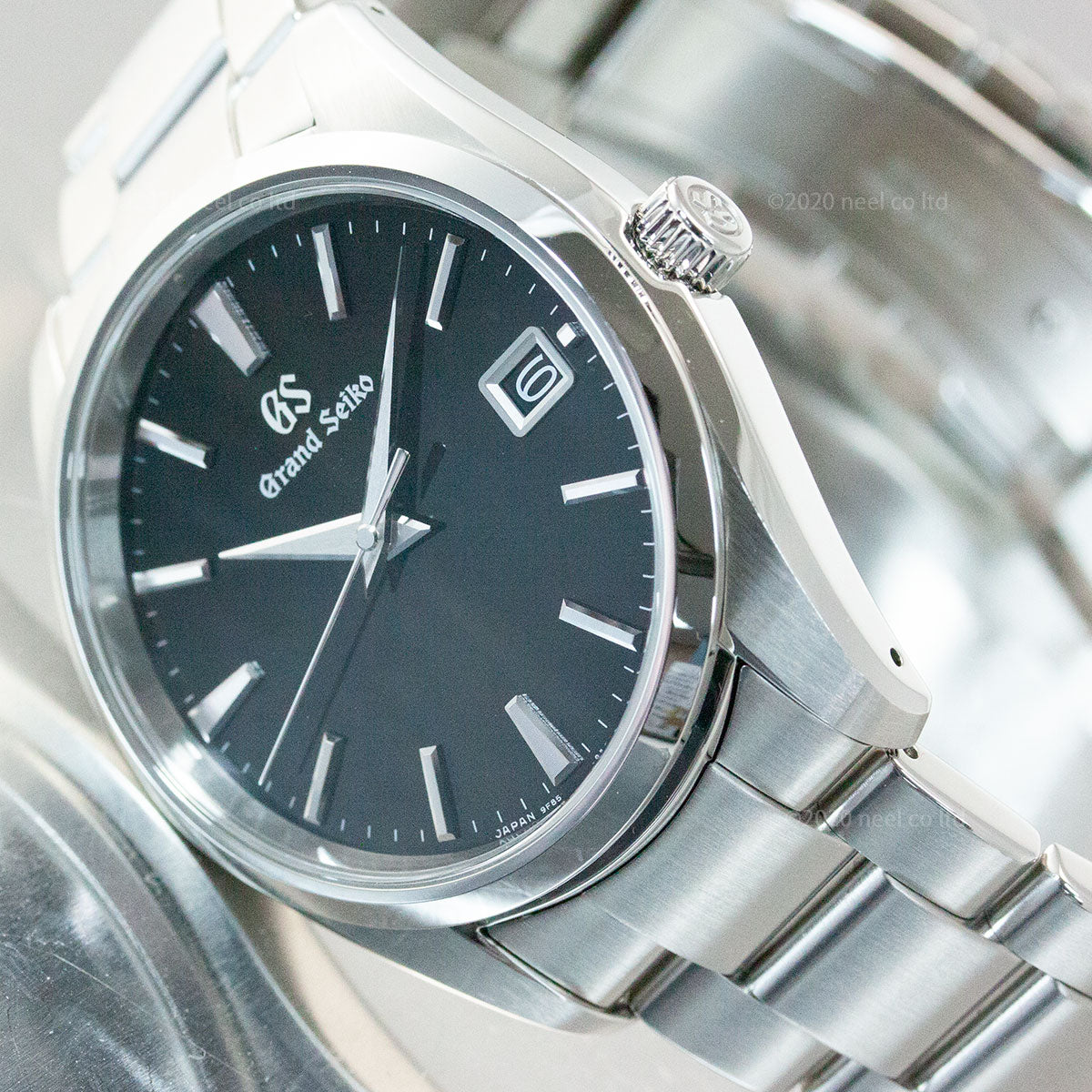 【36回分割手数料無料!】グランドセイコー SBGP011 年差クオーツ ブラック 40mm GRAND SEIKO セイコー【正規品】
