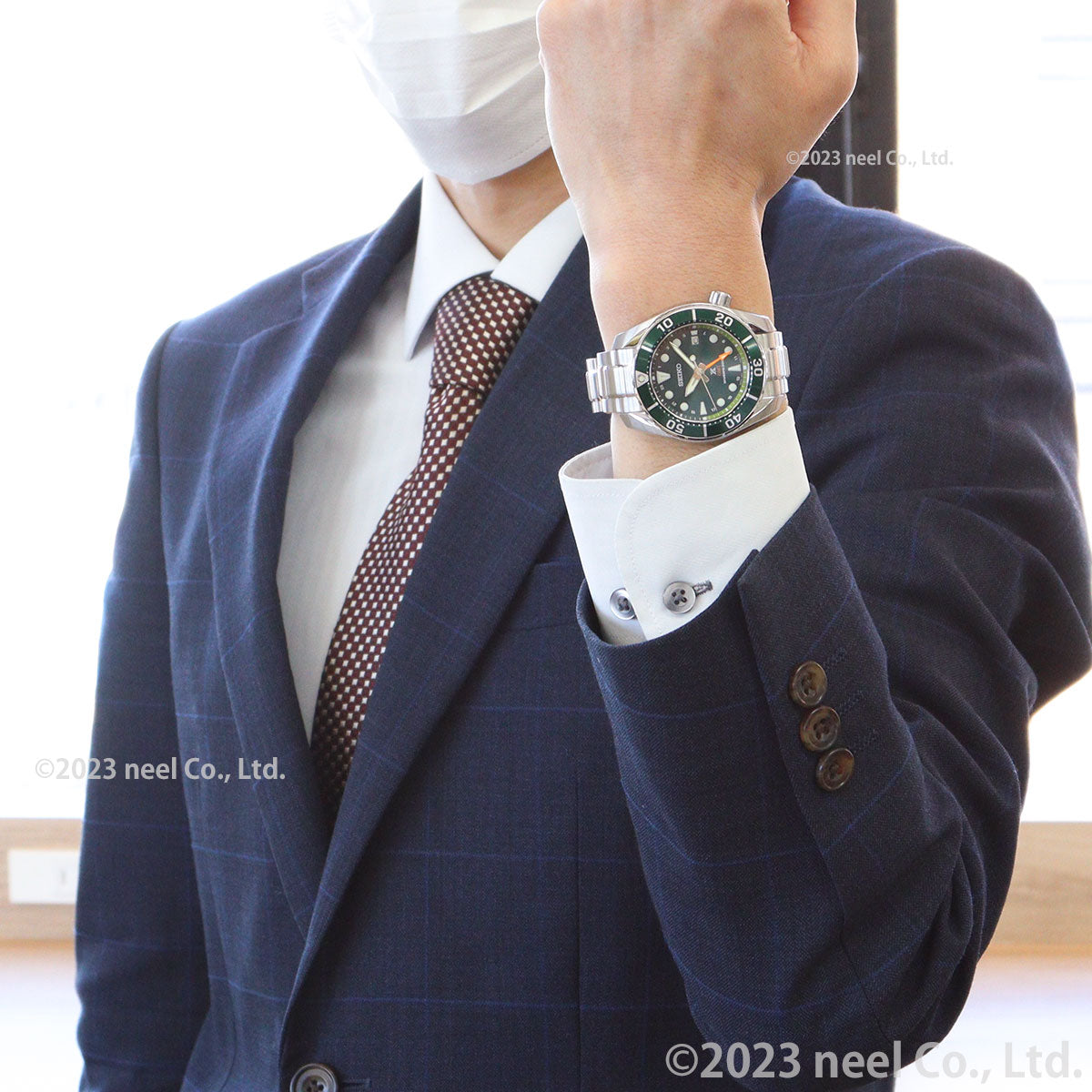 セイコー プロスペックス SEIKO PROSPEX ダイバースキューバ ソーラー 腕時計 メンズ スモウ SUMO GMT SBPK001