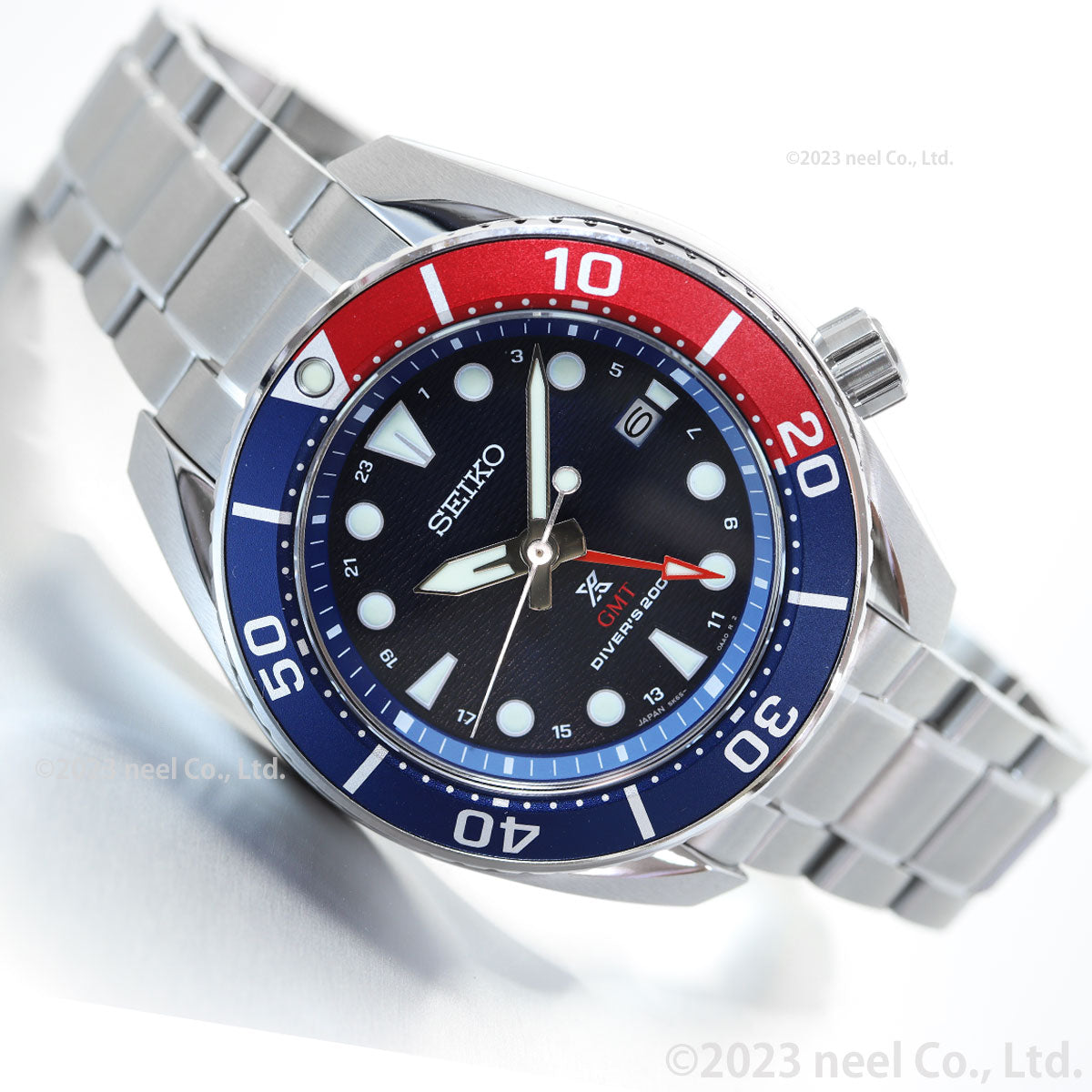 セイコー プロスペックス SEIKO PROSPEX ダイバースキューバ ソーラー 腕時計 メンズ スモウ SUMO GMT SBPK005