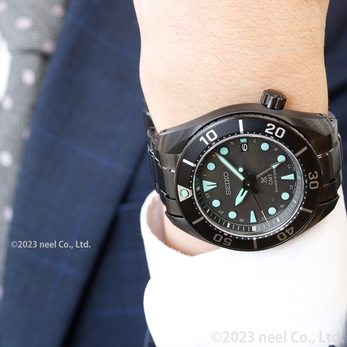 セイコー プロスペックス SEIKO PROSPEX ダイバースキューバ ソーラー 腕時計 メンズ SBPK007 The Black Series Night Vision【2024 新作】