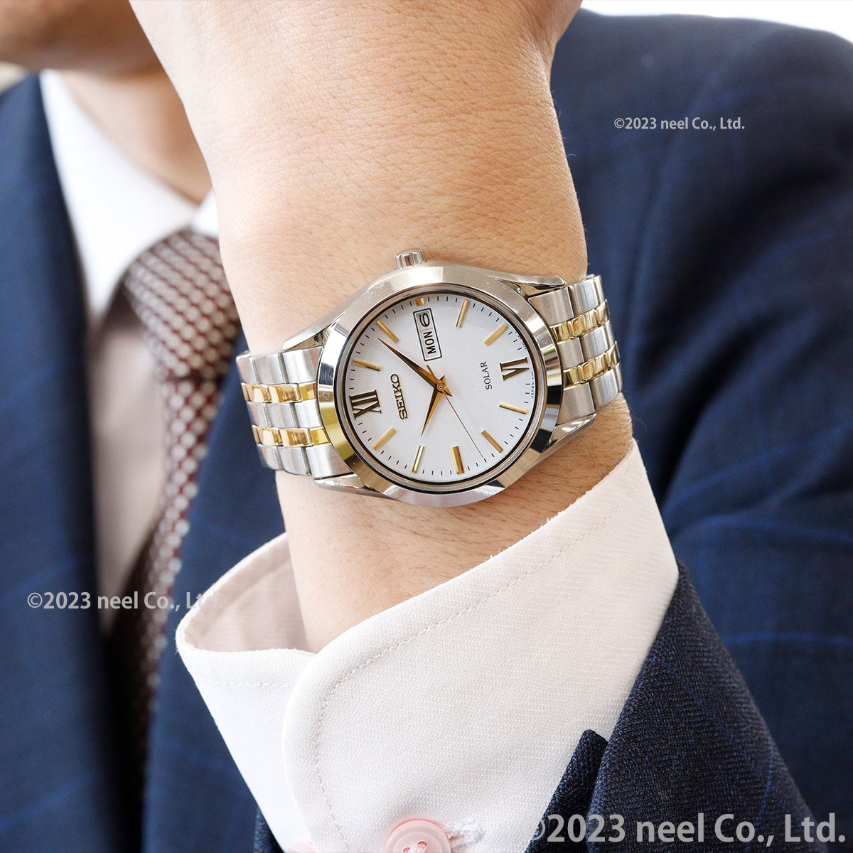 セイコー セレクション SEIKO SELECTION ソーラー 腕時計 メンズ レディース ペアモデル SBPX085 STPX033