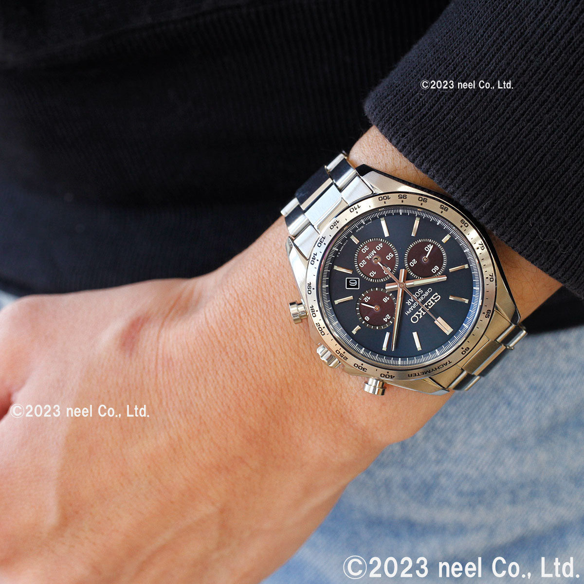 セイコー セレクション SEIKO SELECTION SBPY163 メンズ 時計 腕時計 ソーラー シルバー シルバー 流通限定モデル クロノグラフ