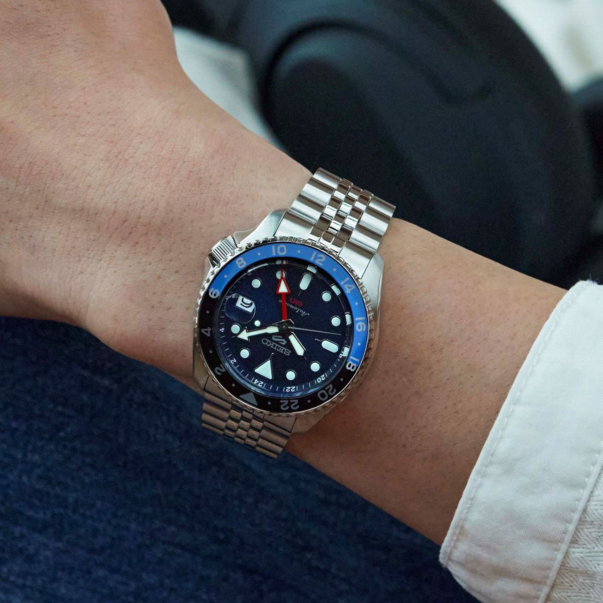 セイコー5 スポーツ SEIKO 5 SPORTS 自動巻き メカニカル 流通限定モデル 腕時計 メンズ セイコーファイブ スポーツ SKX Sports GMT SBSC003