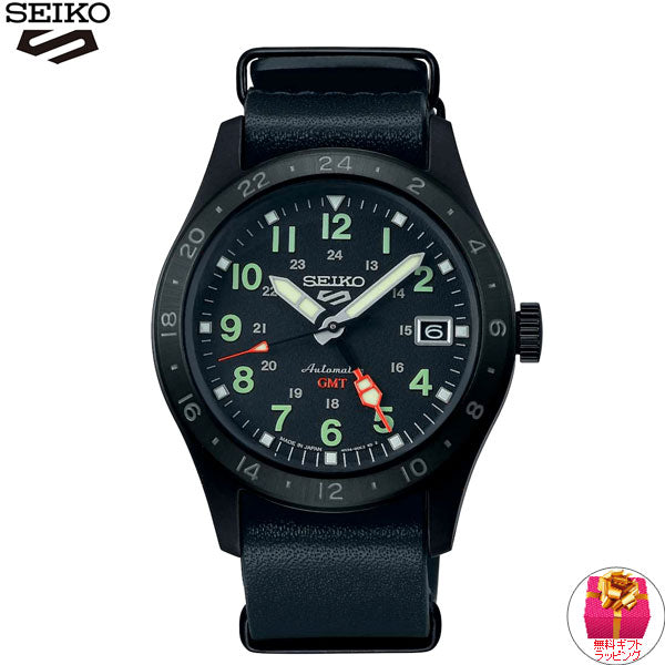 セイコー5 スポーツ SEIKO 5 SPORTS 自動巻き メカニカル 腕時計 メンズ セイコーファイブ フィールドストリート Field Street GMT SBSC013【2024 新作】