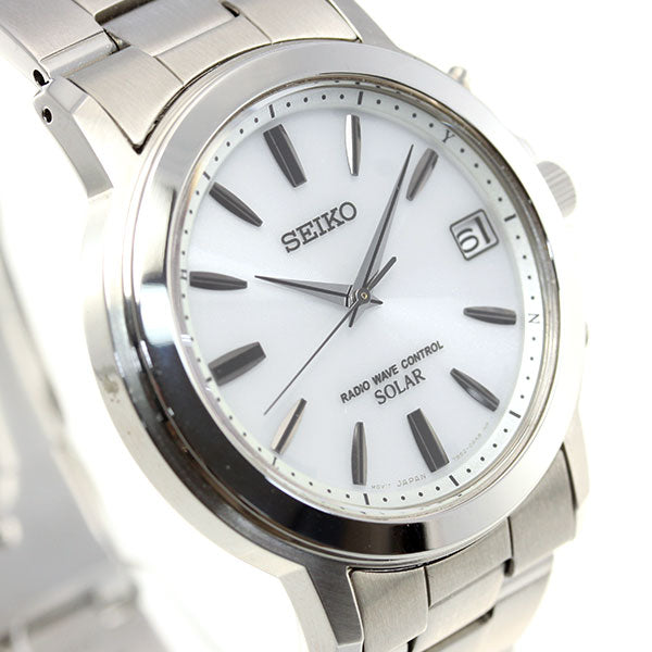 セイコー スピリット SEIKO SPIRIT 電波 ソーラー 電波時計 腕時計 メンズ ペアウォッチ SBTM167
