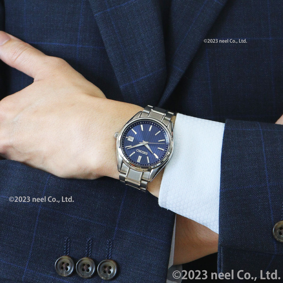 セイコー セレクション SEIKO SELECTION 電波 ソーラー 電波時計 流通限定モデル 腕時計 メンズ SBTM339 チタン
