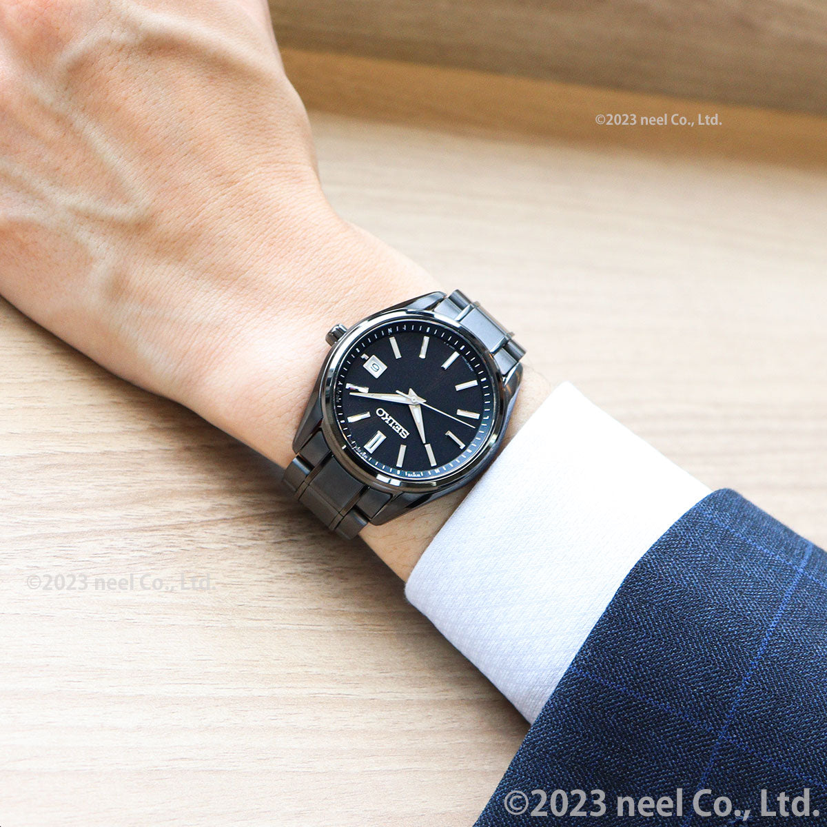 セイコー セレクション SEIKO SELECTION 電波 ソーラー 電波時計 流通限定モデル 腕時計 メンズ SBTM343 チタン