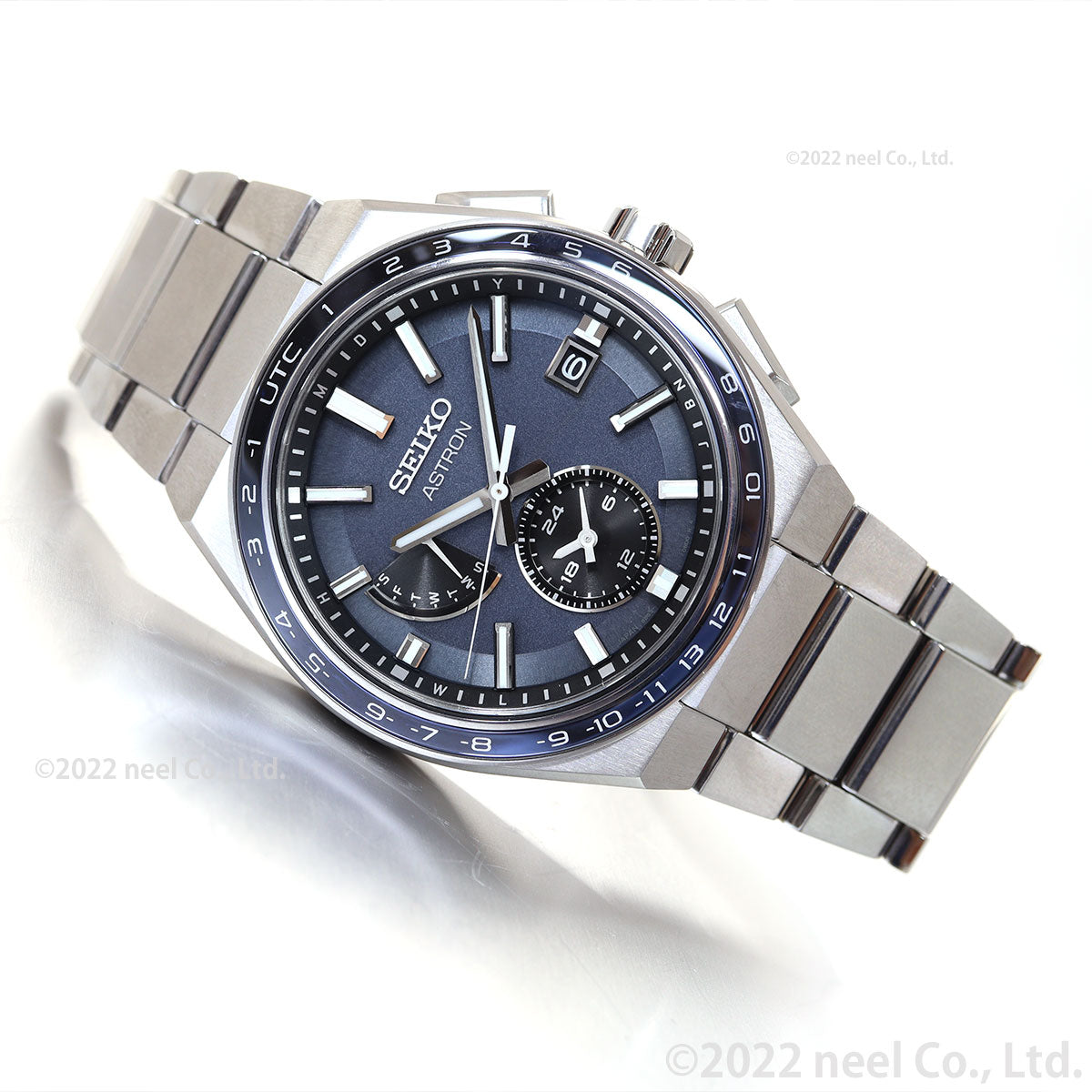 セイコー アストロン ネクスター SBXY037 NEXTER メンズ 腕時計 ソーラー 電波 ワールドタイム ブルーグレー 日本製 SEIKO ASTRON