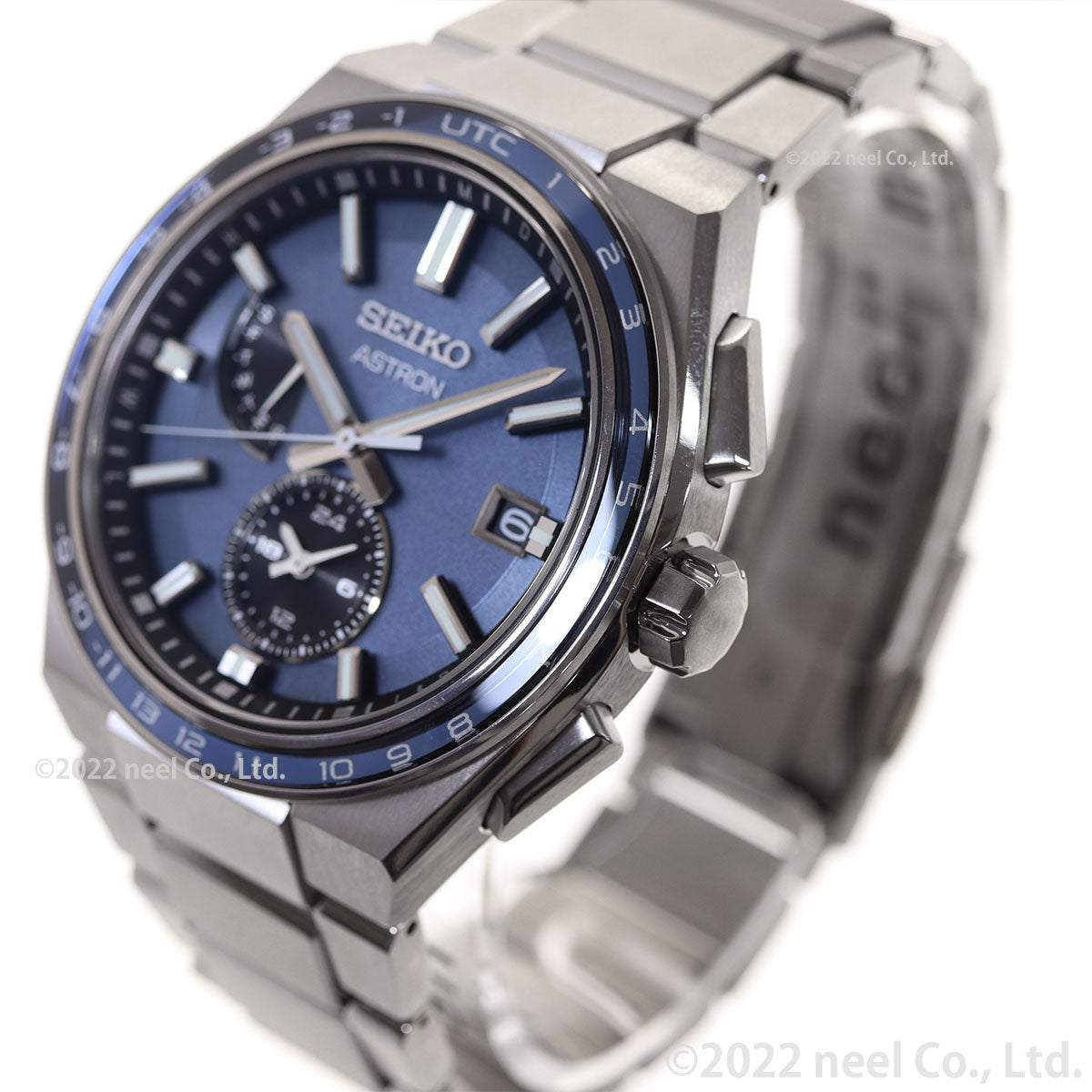 セイコー アストロン ネクスター SBXY037 NEXTER メンズ 腕時計 ソーラー 電波 ワールドタイム ブルーグレー 日本製 SEIKO ASTRON