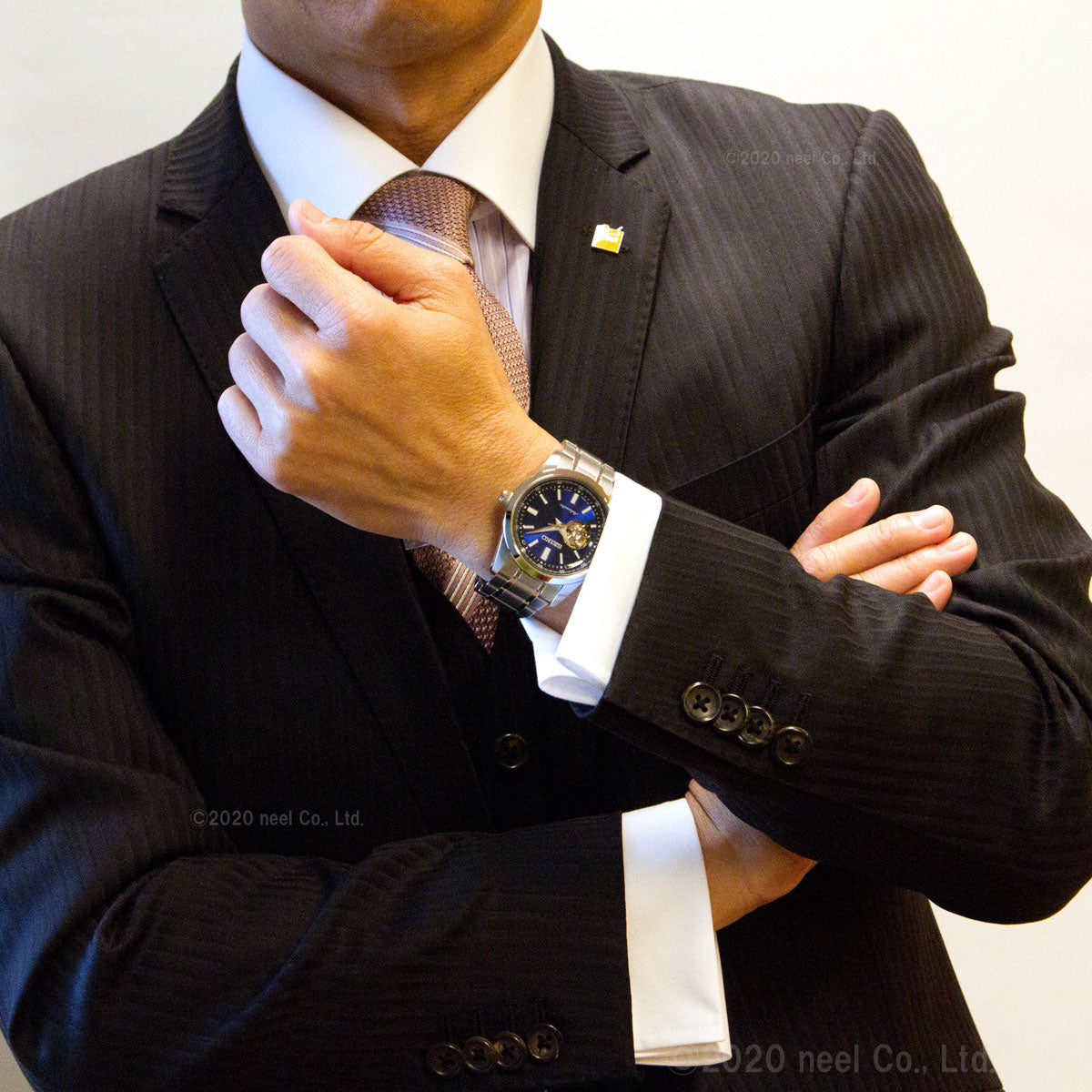 セイコー セレクション SEIKO SELECTION メカニカル 自動巻き 腕時計 メンズ セミスケルトン SCVE051